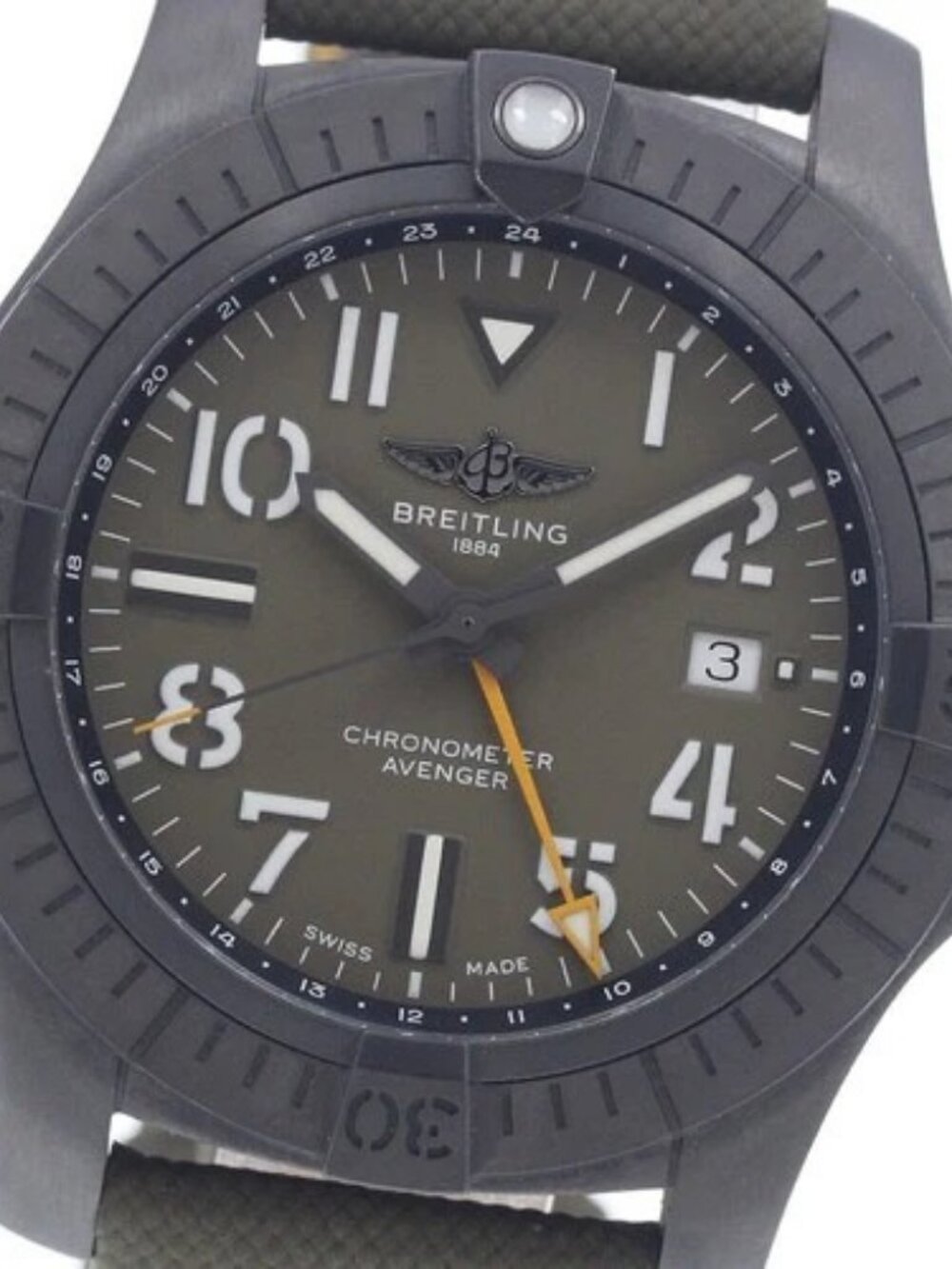 BREITLING Avenger GMT 45 Night Mission V32395 Limited Automatic Men's_965586